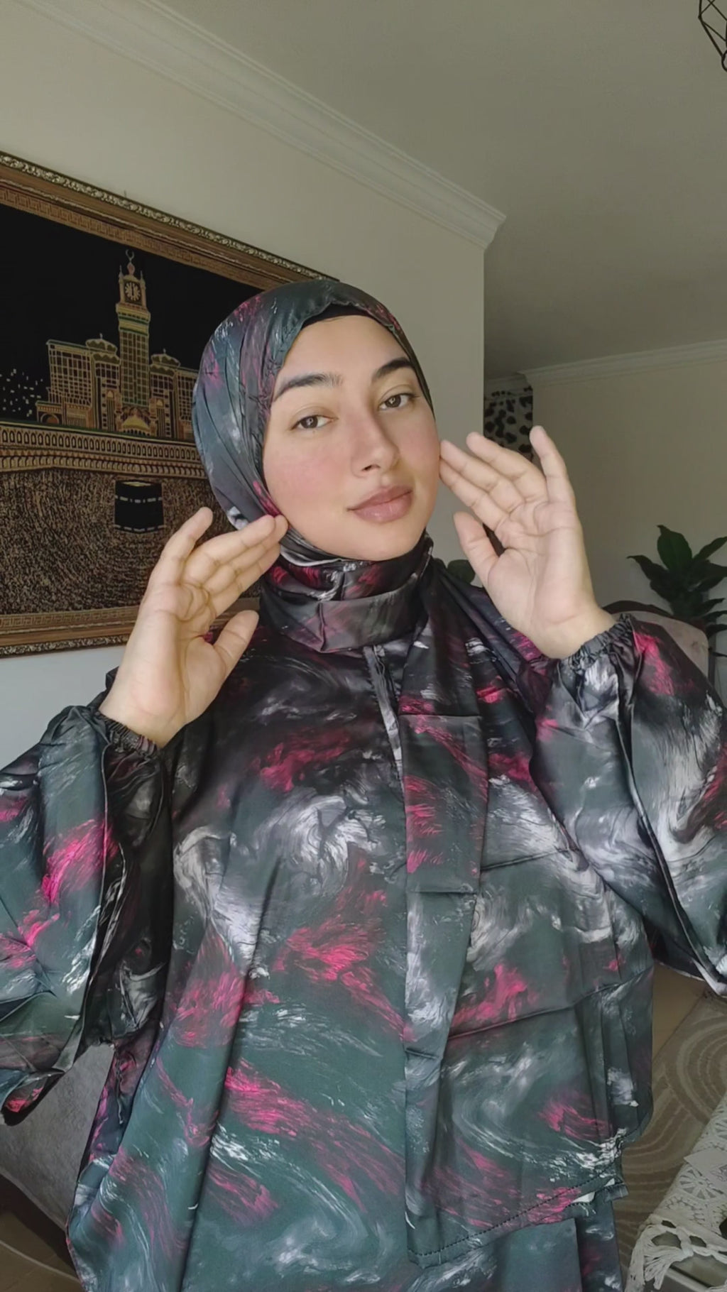 ماربل إسدال أسود